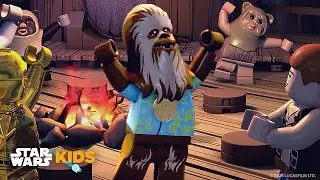 Celebrate Good Times with Chewbacca and the Wookiees! 🥳🎆 | @StarWarsKids