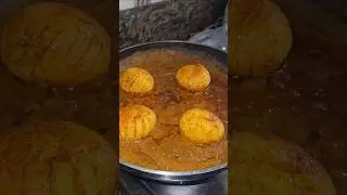 Unique egg korma🐣 #shorts #youtubeshorts #trending #viralshort #cook #cooking #eggkorma #eggrecipe