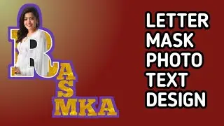 How  to create letter mask text design in pixelab 5mintes easy 