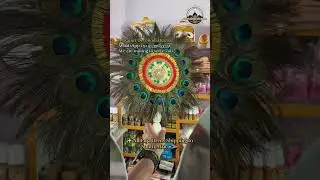🪶 1 Peacock Feather Fan🤍 1 White Chamar🌀 1 Shankh  All Puja Items Shipping to South Africa 🇿🇦