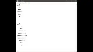 Diamond Pattern part 1 - Programming - How to make patterns part - 3.1