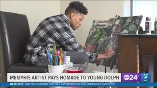 'Don't procrastinate' | Memphis artist pays tribute to Young Dolph