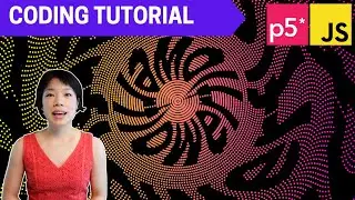 p5.js Coding Tutorial | Text Distortion