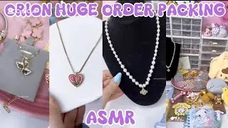 ORION HUGE ORDER PACKING 😻✨(ASMR)||SMALL BUSINESS 