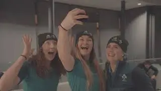Ireland Women's Rugby Team depart for Italy