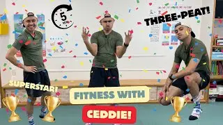 5-Minute Workout for Kids Part 3 | Home Workouts | Fitness With Ceddie for Kids