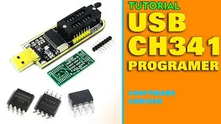 Cara menggunakan USB CH341 Programer alat flash memori eeprom