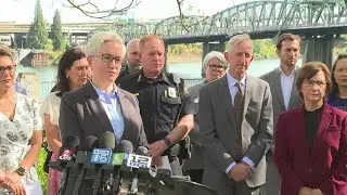 Gov Kotek, Oregon leaders press conference on federal troops in Portland