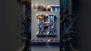 ❣️H❣️ Cute name status &hearts;️ #viralvideos #shortsfeed #love #shortsviral #nameart #cute