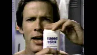 Speed Stick Deodorant Commercial 1986