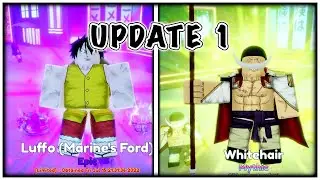 NEW Anime Adventures UPDATE 1! Marine Ford! NEW Whitebeard Mythic! NEW LIMITED Time Luffy Unit?