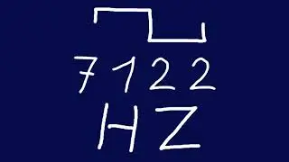 7122 hz square