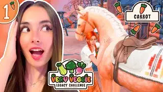 *NEW* Starting the CARROT Generation!! 🥕 Very Veggie Legacy Carrot #1