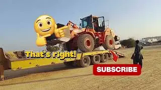 Transport low bed shaival#automobile #bulldozerofficial #pipelining #automobile #automobile #excavat