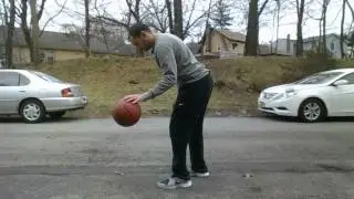 Dribble left hand side view