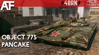 War Thunder - Object 775 Pancake tank | Gameplay Tanky CZ/SK