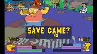 The Simpsons Wrestling - Champion Circuit + Bonus Match Up [Playstation][CompleteTheGame]