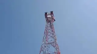 AT&T Abandoned Long Wire Microwave Tower. Upper Peninsula 