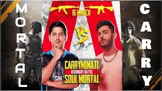 MOST AWAITED TDM 1V1 MATCH @CARRYMINATI VS @MORTAL || GAMING EDGE ||