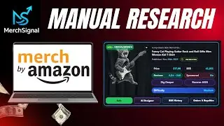 Manual Search Tutorial &ndash; Analyze Winning Amazon Merch Designs with MerchSignal