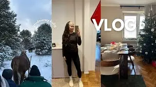 VLOG| ubieramy choinkę 🌲 kilka świątecznych dni 🌨️ nowa kamerka CANON 📹 grudniowy kulig 🐎