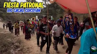Fiesta Patronal en Rio Cacao, Coicoyán. Festejando a la Virgen de Guadalupe 11 de Enero 2024