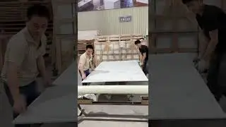 How to move stone slab? #marble #marbleslab #quartz #slab #stone #countertop #granite #transport