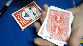 Gimmick card trick TUTORIAL, signed ACE Corner warp .