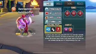 Charm Constrictor Rank 3 PVP INCREDIBLE POWER | Monster Legends