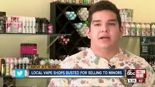 8 vaping stores in Sarasota County busted for selling to minors
