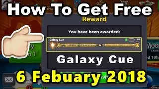 How To Get Free Galaxy Cue 😱 In 8 Ball Pool 😍 7 February 2018