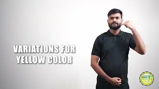ISL Variations for Yellow Color | Indian Sign Language