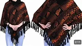 Shawl Reuse Ideas | Purani Shawl Se Ponchu Kaise Banaen | Reuse Old Shawl Ideas