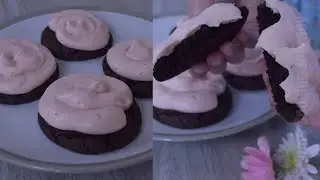Chocolate Strawberry Brownie Cookies | Easy Large Bakery-Style Cookies Recipe - Home Cooking Journey