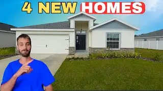 Touring 4 Brand New Construction Homes in Bellevue, FL | Which One Is Best?