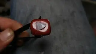 YouTube cabochon prototype red Jasper and coober peddy white opal