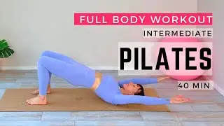 40 Minute Body Sculpt Pilates with No Equipment | Intermediate Pilates | At Home Workout