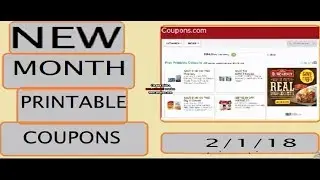 New Month=TONS of New PRINTABLE Coupons!- 2/1/18