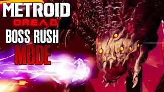 Taking On Every Boss In Metroid Dread Boss Rush Mode [4k 60 FPS Yuzu Emulator]
