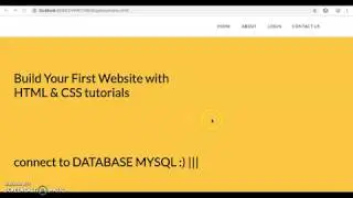#10HOW TO CONNECT MYSQL TO HTML FORM || register form