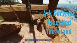 Ark Survival Ascended - The Island (EP72) - Base Building Part 31 (Dino Stables Dry In Finalization)