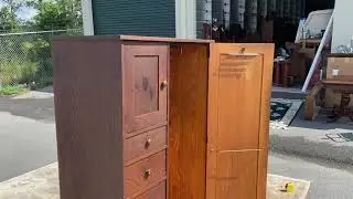 Antique Oak Armoire / Wardrobe