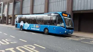 Go north east Optare Versa V1110 8320 the last see it do it sunderland versa