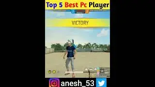 Top 5 Best PC Player In Free Fire | Top 5 Fastest Player Playing Like Hacker😱 |#aneshgaming #shorts