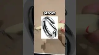 Taking off split rings without spilt ring pliers. #fishing #fypシ゚ #fyp #fishingtips