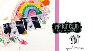 Sketch Inspired Rainbow Layout with Jana | Hip Kit Club