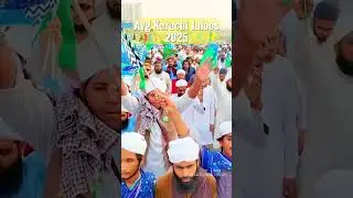 Karachi Juloos 2K25 🤍💙💚 #eidmiladunnabi #islamicvibes #juloosemilad #karachi #juloos2025 #shorts