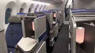✨United Airlines - 787 Dreamliner✨ - Polaris Suite Tour (сиденья в которых расположены рядом) @un...