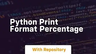 python print format percentage