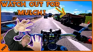 Mulch, Motorcycles, and Mentions A Busy Morning Commute
